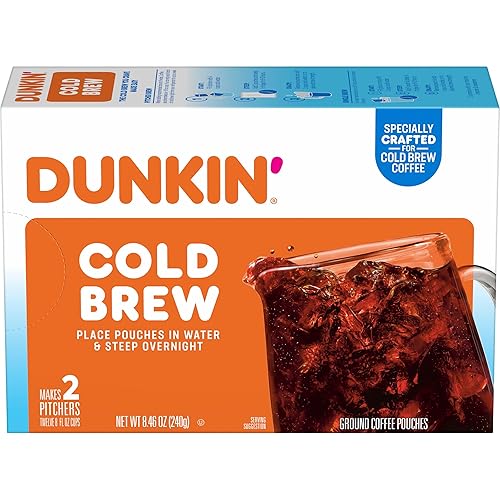 Miniatura 4 de Dunkin' Paquetes de café molido Cold Brew de 8.46 onzas (paquete de 6)