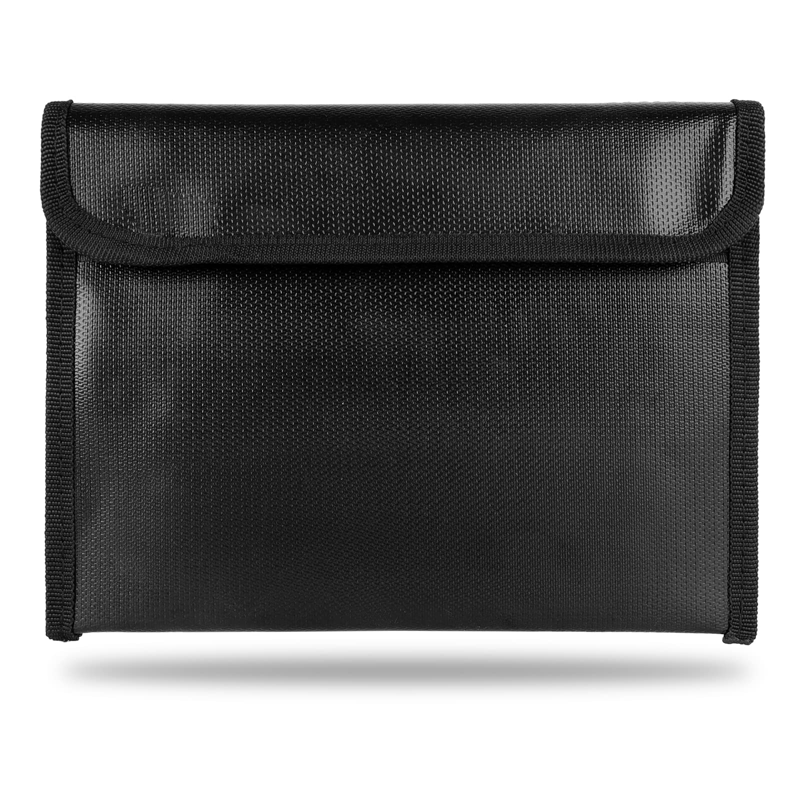 Bolsa ignífuga para documentos A5, de fibra de vidrio, resistente al fuego, con revestimiento de silicona, para facturas, contratos, pasaporte y otros objetos de valor (23 x 18 cm)