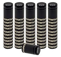 Vista 9 de Negro con uvas doradas PVC Shrink Capsules-500 Count