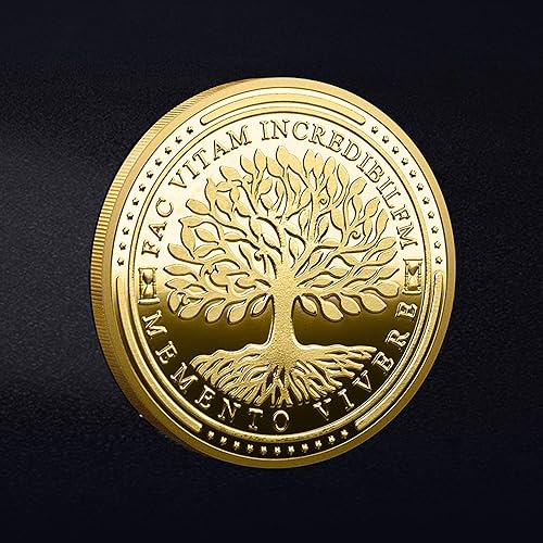 Miniatura 5 de Reflexiones estoicas Monedas Memento Mori y Memento Vivere - Abraza la esencia de la vida con recordatorios reflexivos