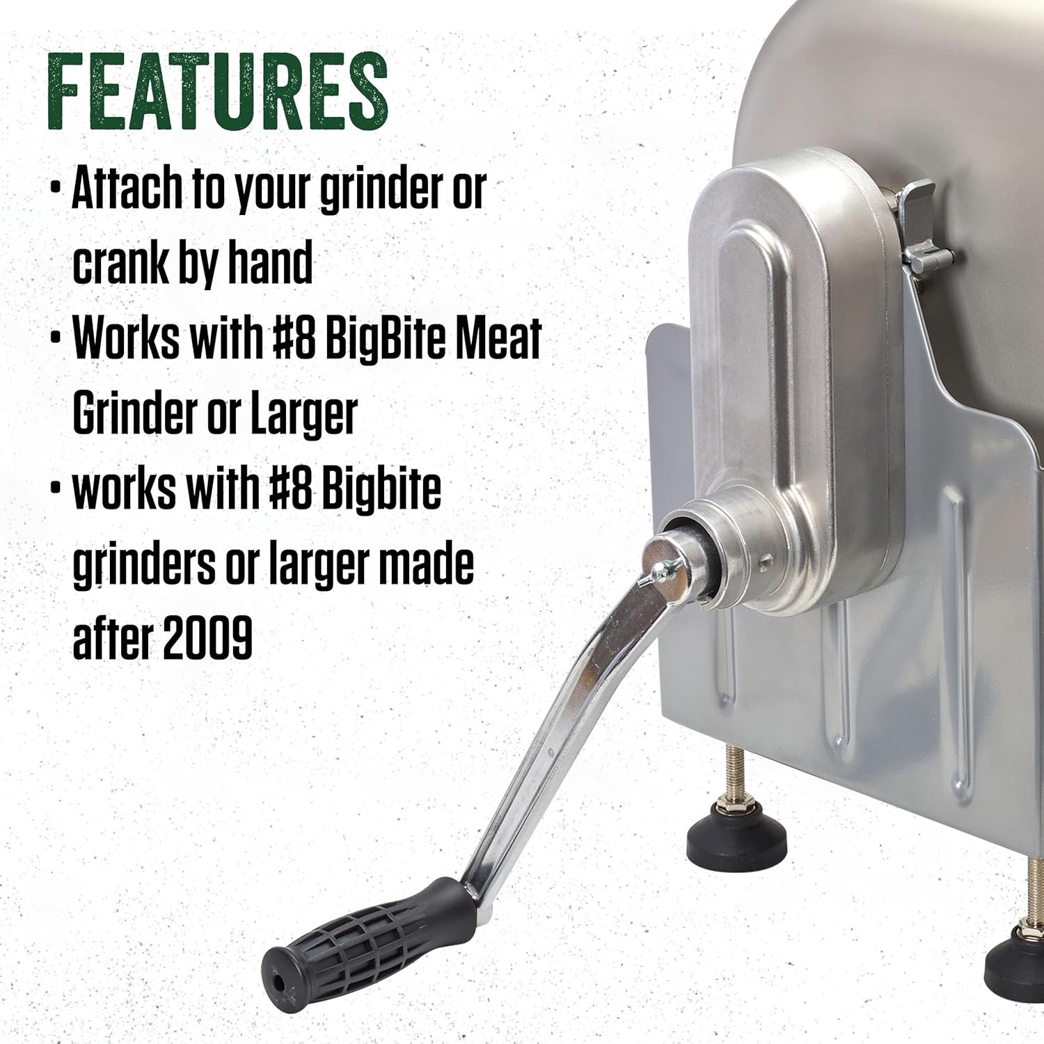 LEM Products BigBite 25 Pound Capacity Tilt Meat Mixer, Stainless Steel, Motor or Grinder Not Included