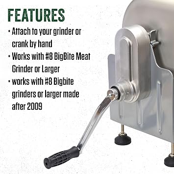 LEM Products BigBite Tilt Meat Mixer, 25 lb Capacity