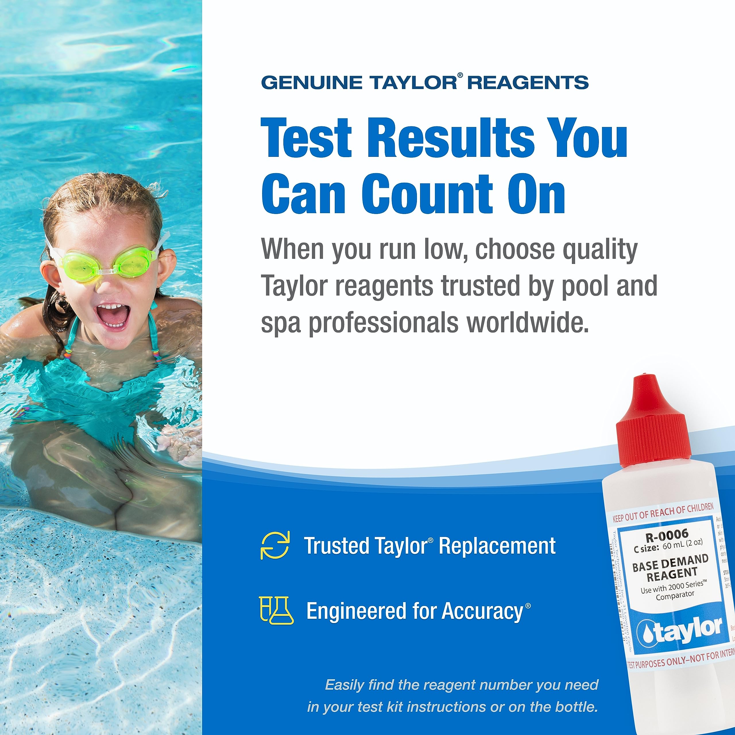 Taylor Technologies r-0006-c reactivo nº 6 bdr 2 oz