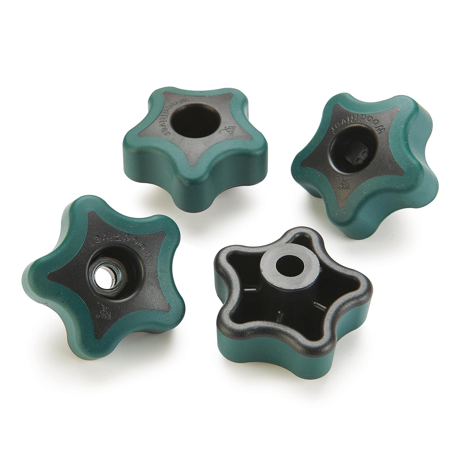 Woodriver TPR Grip Knobs 3/8" 4 Pack