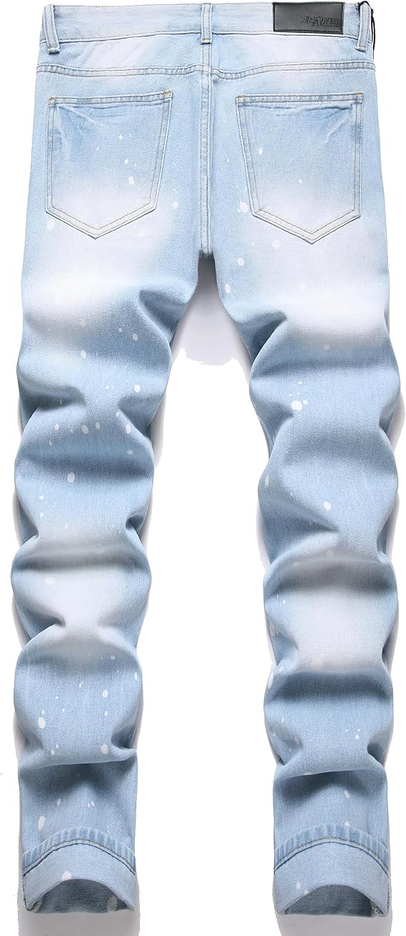 RXXKKK Men's Regular Slim Fit Jeans