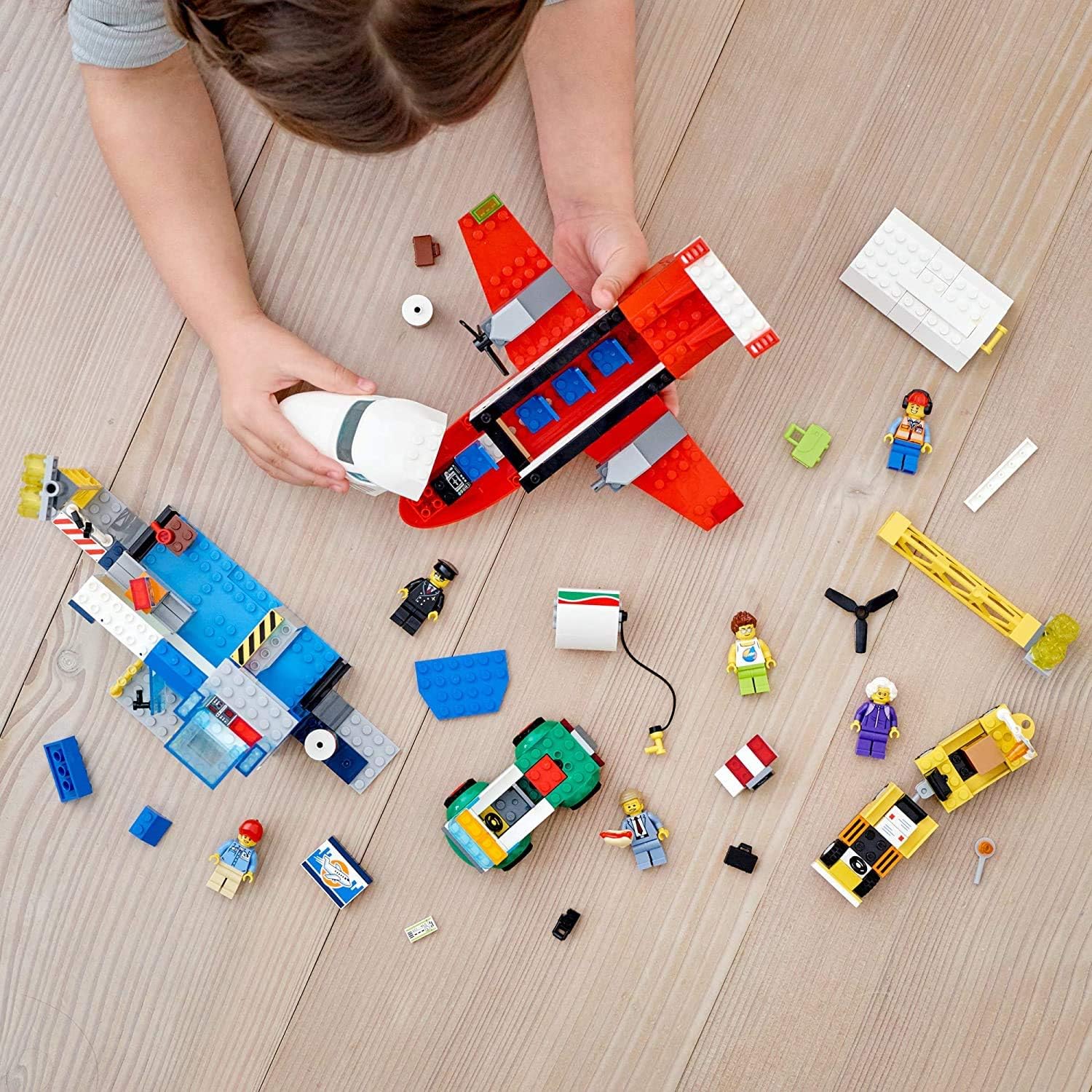 LEGO City Airport Building Toy with Passenger Plane, Singapore Ubuy