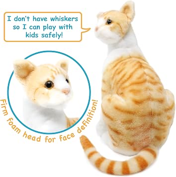 TigerHart Tobias The Orange Tabby Cat - 12 Inch Stuffed Animal Plush