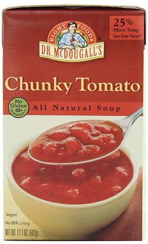 Miniatura 11 de Dr. McDougall's Right Foods Lower Sodium Garden - Sopa de verduras de jardín, 17.9 onzas (paquete de 6)