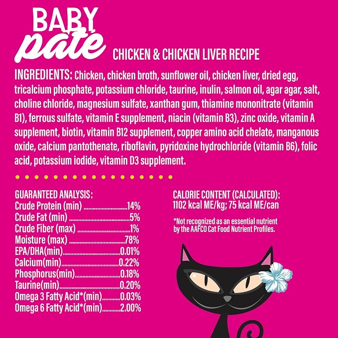 Tiki Cat Baby Pate alimento húmedo para gatitos, 12 latas miniatura 5