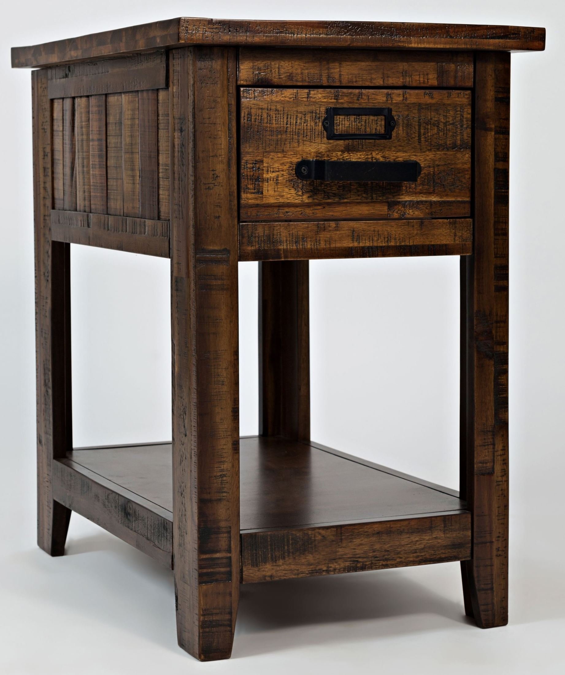 Jofran: , Cannon Valley, Chairside Table, 16"W X 24"D X 25"H, Cannon Valley Finish, (Set of 1)