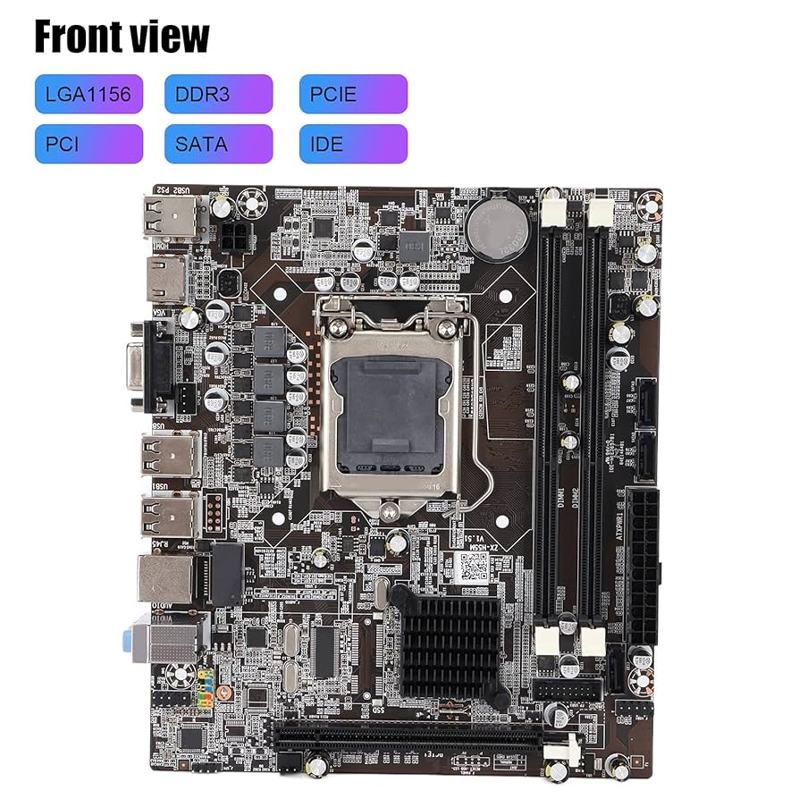 Amazon.co.jp: デスクトップマザーボード、DDR3 LGA 1156 Micro