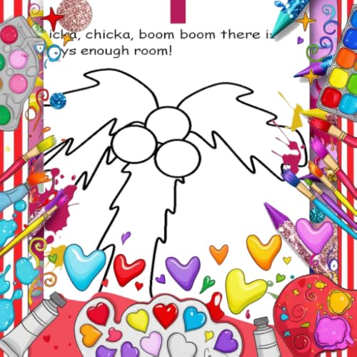 Chicka Chicka Boom Boom Coloring Book: Alphabet Tree & Funky Letters