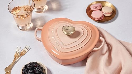 Miniatura 6 de Le Creuset Pomo de corazón figural, grande, 1.772 in, oro claro