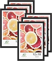 Vista 67 de FrameWorks Marcos de fotos clásicos de madera de 12 x 12 a 8 x 8 pulgadas con vidrio templado, roble natural, paquete de 2