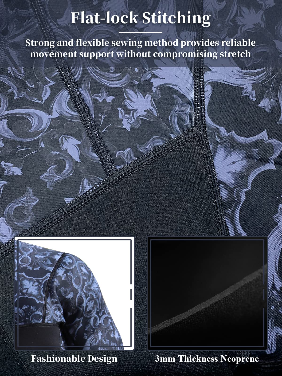 Hommes Femmes Combinaison Haut - Veste de Combinaison en Néoprène 3mm, Combinaison de Plongée Manches Longues Rash Guard pour Plongée Surf Snorkeling UPF 50+, M