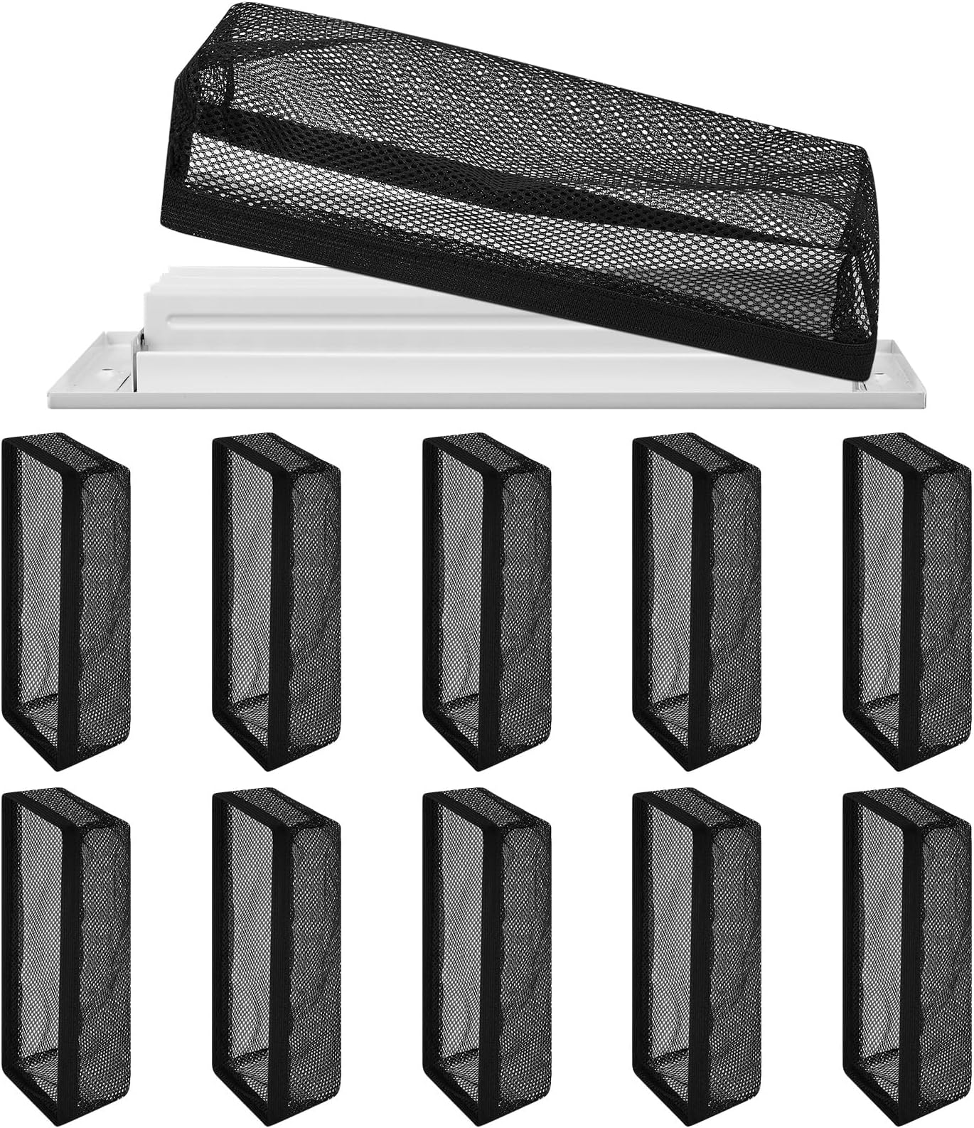 4Pcs Floor Register Trap Floor Air Vent Cover Screen, Air Vent Filter