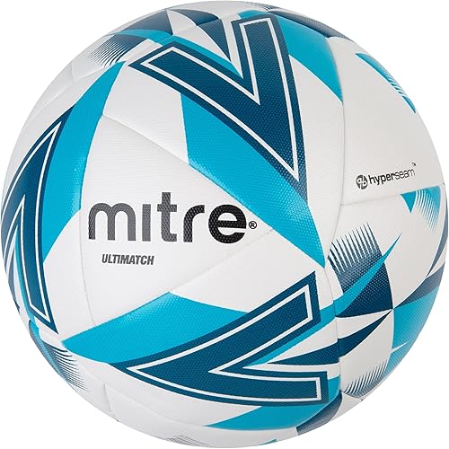 Vista 91 de Mitre ULTIMATCH Soccer Ball - Cushioned Hyperfoam for Responsive Touch - Durable Multi-Panel Construction with Hyperseam Tech Ultimatch Plus