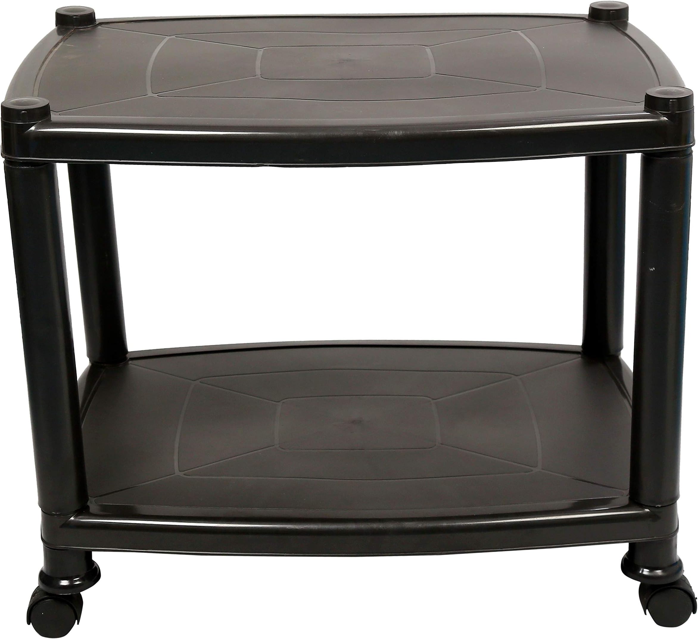 Esquire Delta Black Centre/Coffee/Tea Trolley Table(Plastic)