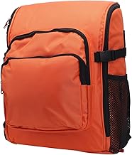 Cleaning Tool Backpack, Large Capacity, Durable Oxford Fabric, Anti-Spill Cleaning Supplies, Storage Bag for Professional Cleaners (Orange)