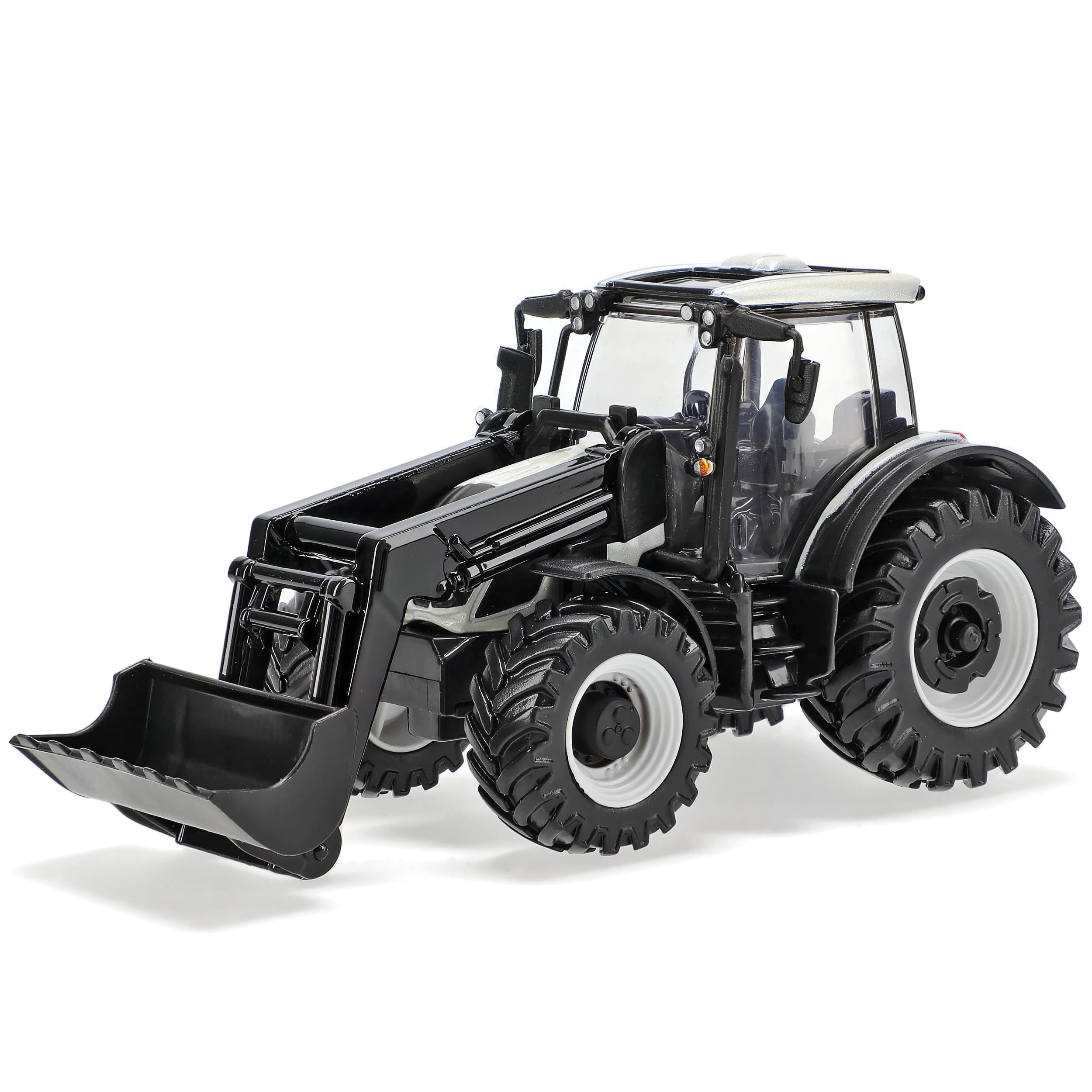 Generisch Valtra N174 Mit Kipp Anhänger Traktor Weiss 1/43 Burago Modell Auto Mit Oder Ohne Individiuellem Wunschkennzeichen