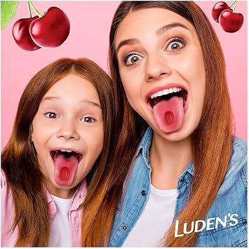 Luden's Throat Drops, Sugar Free, Wild Cherry 25 Each (12 Pack)