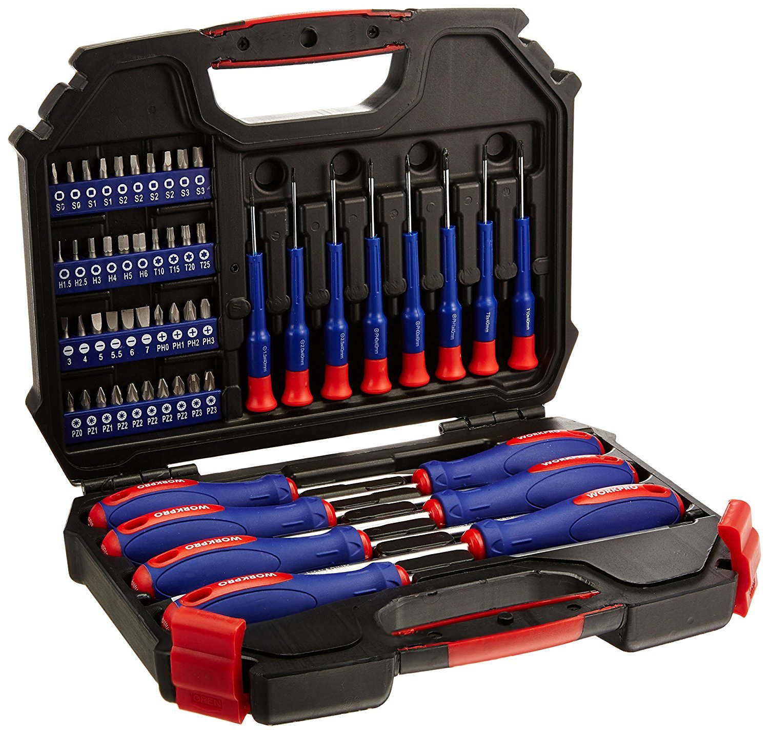 WORKPRO 56Piece Screwdriver and Bits Set Amazon.in Car & Motorbike