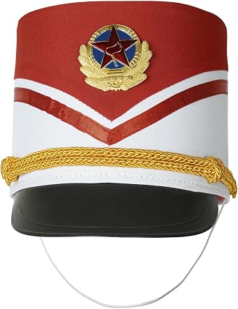 Kids Majorette Top Hat Soldier Hats Drum Band Hat Toy Soldier Hats For Boy Girl Performence Cosplay party Costume