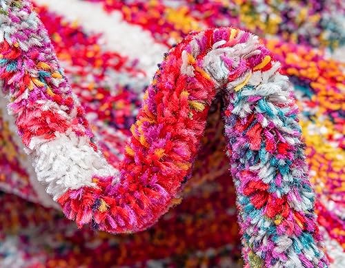 Miniatura 140 de Rugs.com Lattice Frieze Collection Alfombra – 4 x 6 pies, alfombra mediana negra perfecta para salas de estar, comedores grandes, planos abiertos