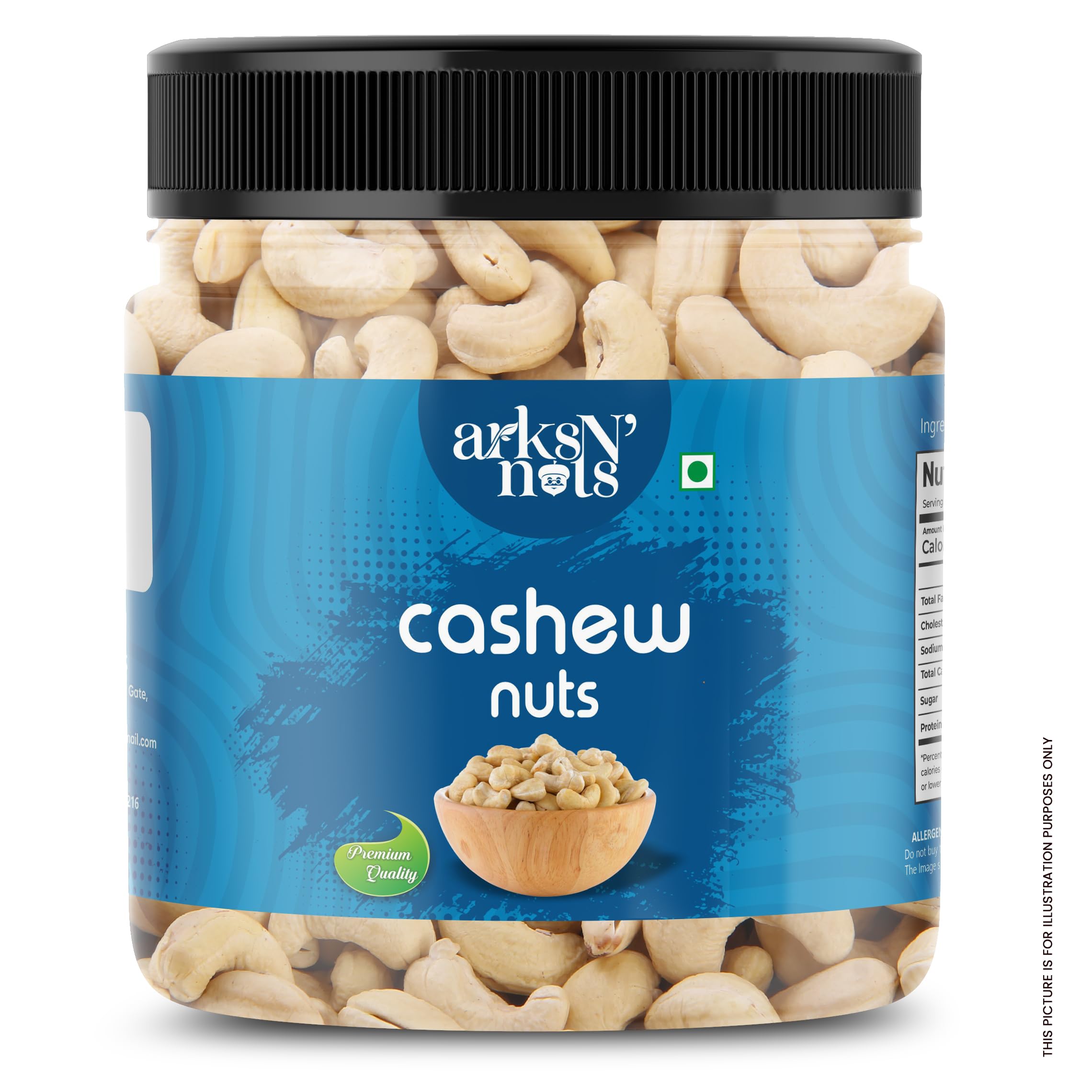 ARKS N NUTS Natural & Crunchy Premium Whole Cashews | Nutritious & Delicious Nuts | Premium Kaju Nuts | Gluten Free | Source of Minerals & Vitamins | Dry Fruits | 1 Kg (B0CVS25FGV) Amazon Price History, Amazon Price Tracker