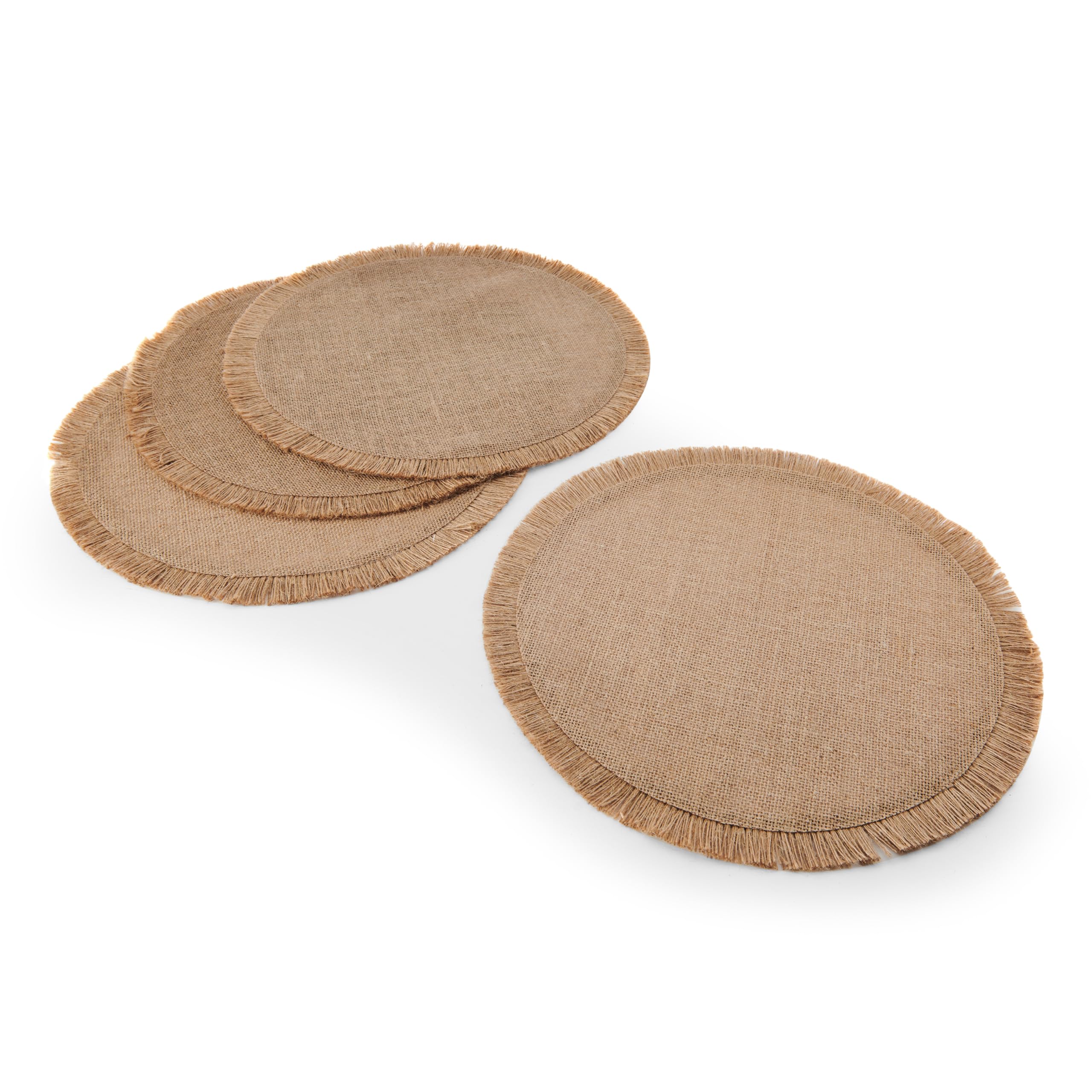Mikasa Runner Da Tavola In Iuta Beige 230x33 Cm, Copritavolo Con Frange Per Pranzi E Cene
