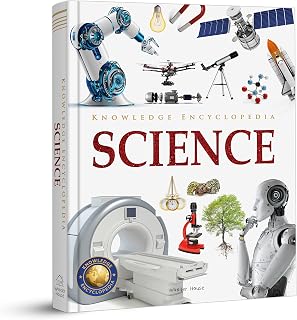 Wonder House Books Knowledge Encyclopedia: Science for Kids - Diagrams, Glossary & Fun Facts Illustrated Guide