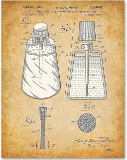 Nail Polish Applicator Patent - Great Nail Salon and Bathroom Decor, Classic Gifts for Manicurists Nail Technicians and Nail Art Lovers,11x14 Unframed Patent Print Poster