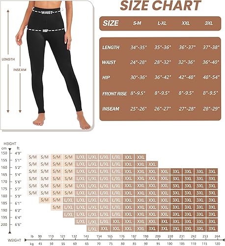 Miniatura 6 de VALANDY Leggings de cintura alta para mujer, elásticos, control de abdomen, entrenamiento, correr, yoga, pantalones, tallas regulares y grandes