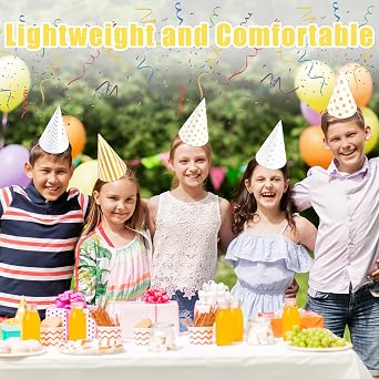 CANREVEL Party Hats for Adults, Party Headwear, Happy Birthday Hats, Birthday Party Decorations for Women Men
