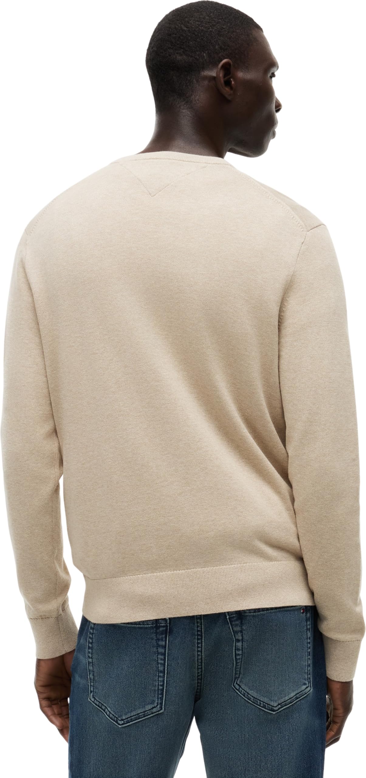 Tommy Hilfiger Pull Homme Essential Cotton avec Col Ras-du-Cou