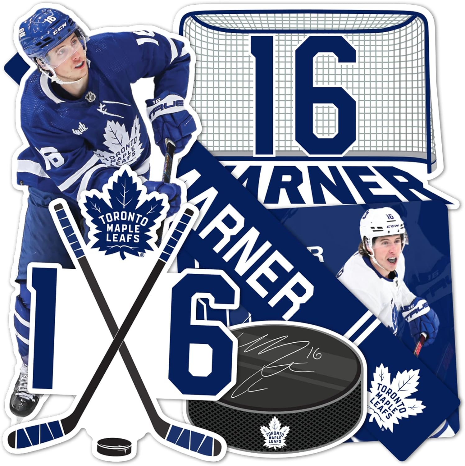 みるく 砂漠のサボテン トロント メープルリーフス ステッカー チーム NHL