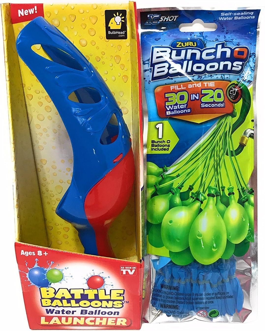 Amazon.co.jp Water Balloon Launcher Quick Fill 30 Balloons In 20