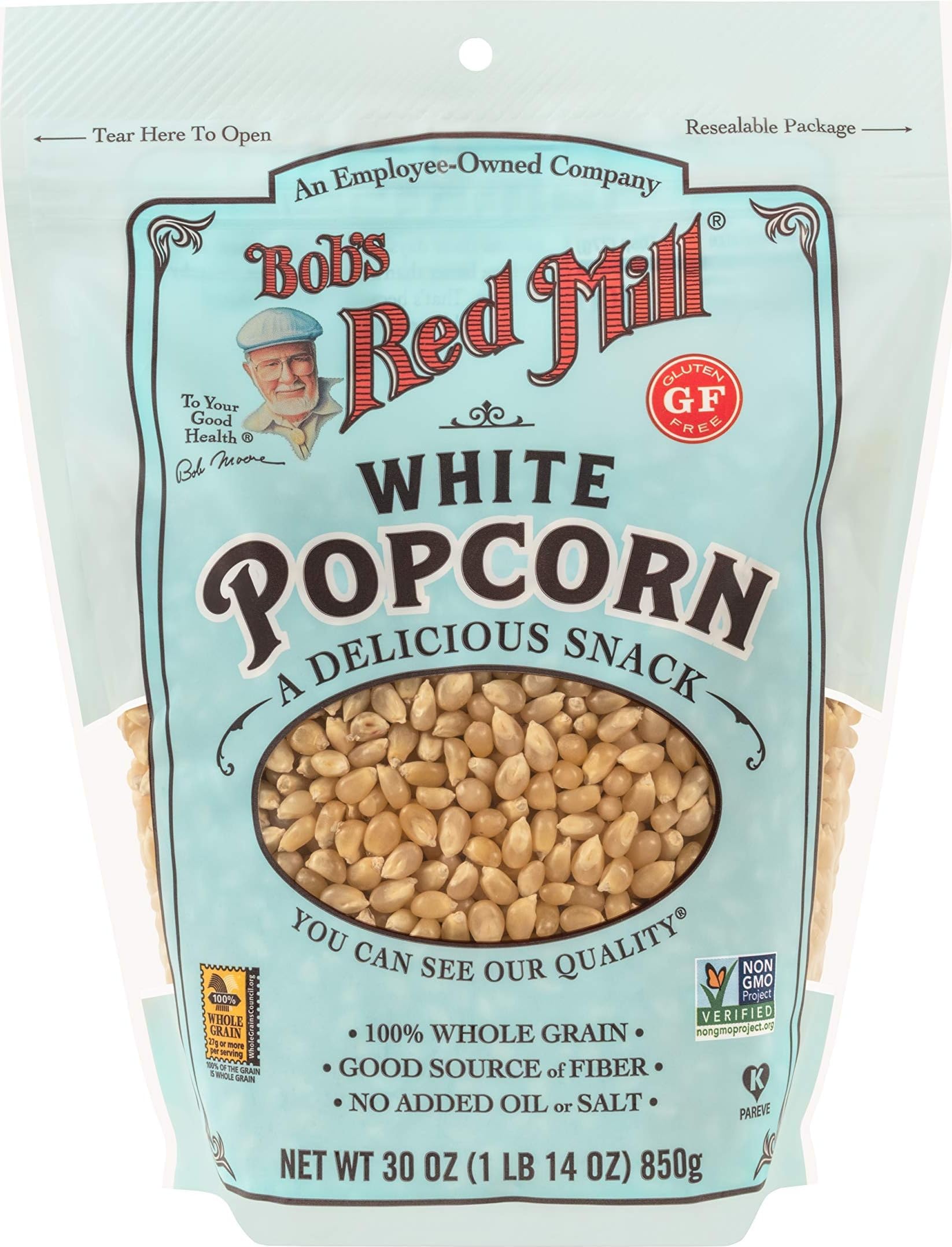 Bob's Red Mill White Popcorn, 30oz