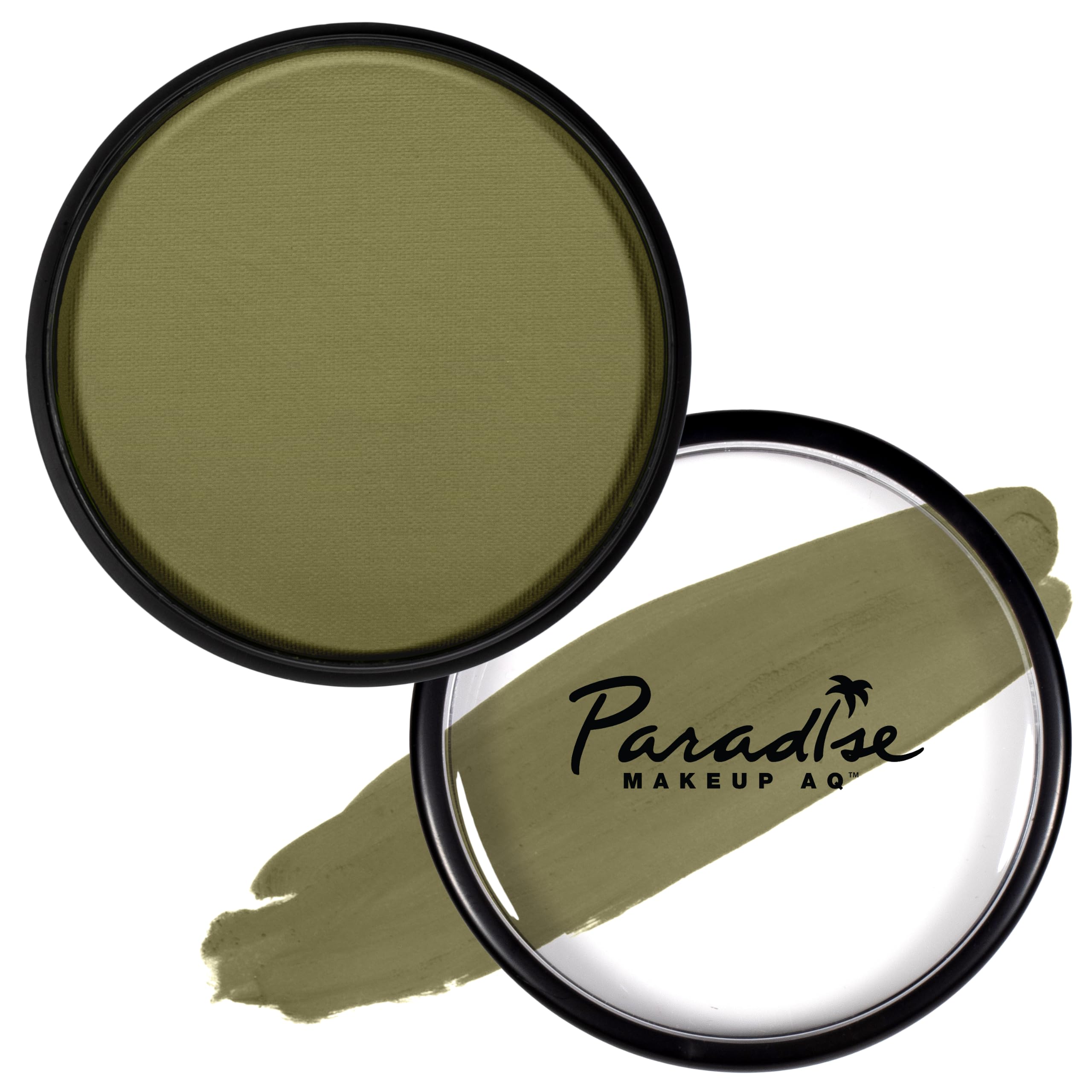 Mehron Makeup Paradise AQ - OLIVE, Water-Activated Face &amp; Body Paint