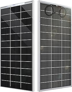 ECO-WORTHY Bifacial Solarpanel 195W 18V,Monokristallin Solarmodul für Wohnmobil,Wohnwagen,Balkonkraftwerk,Boot,Garten