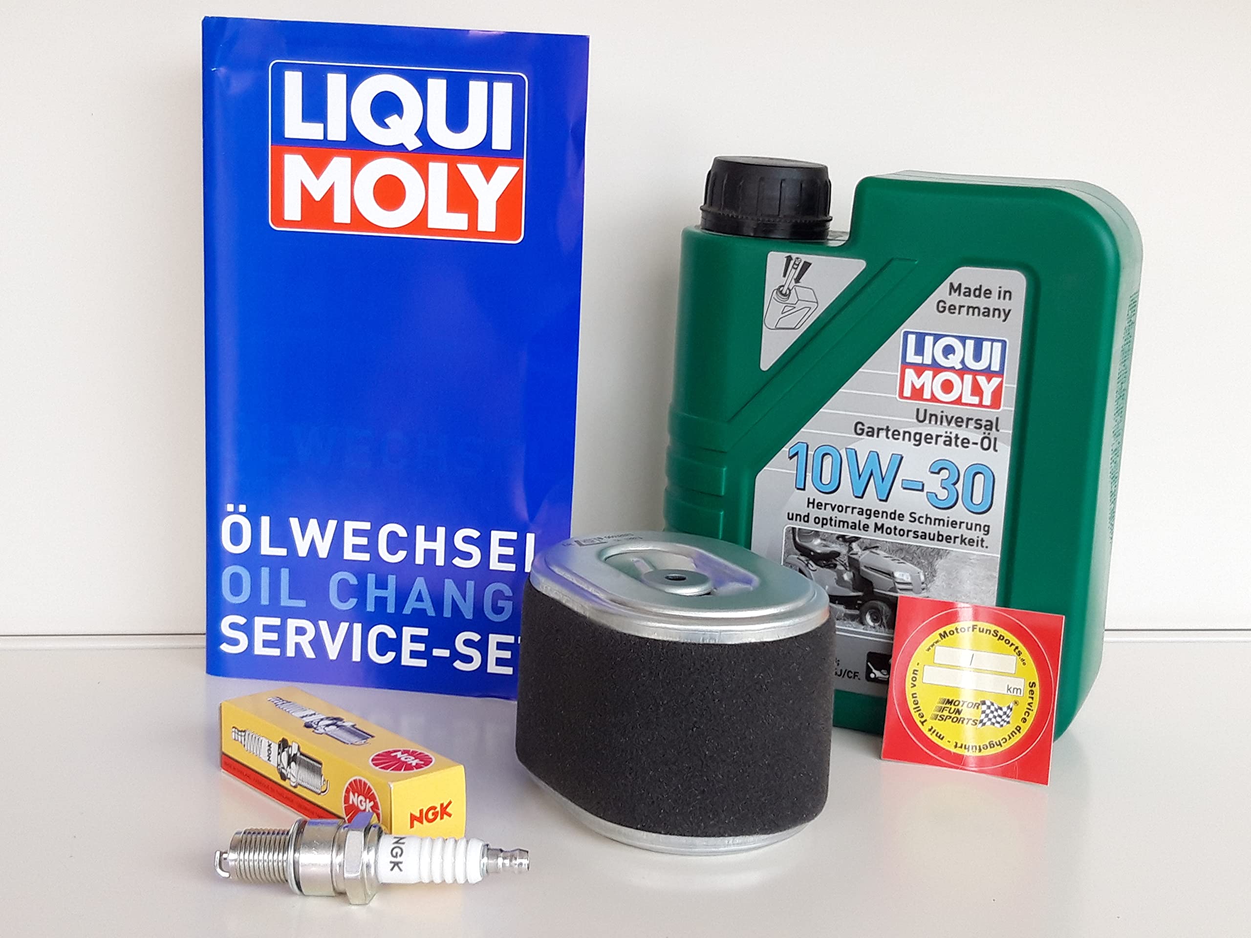 Scheppach HP 1200S - Kit de mantenimiento de placa vibratoria, compresor de aire, bujía, filtro de aire y aceite