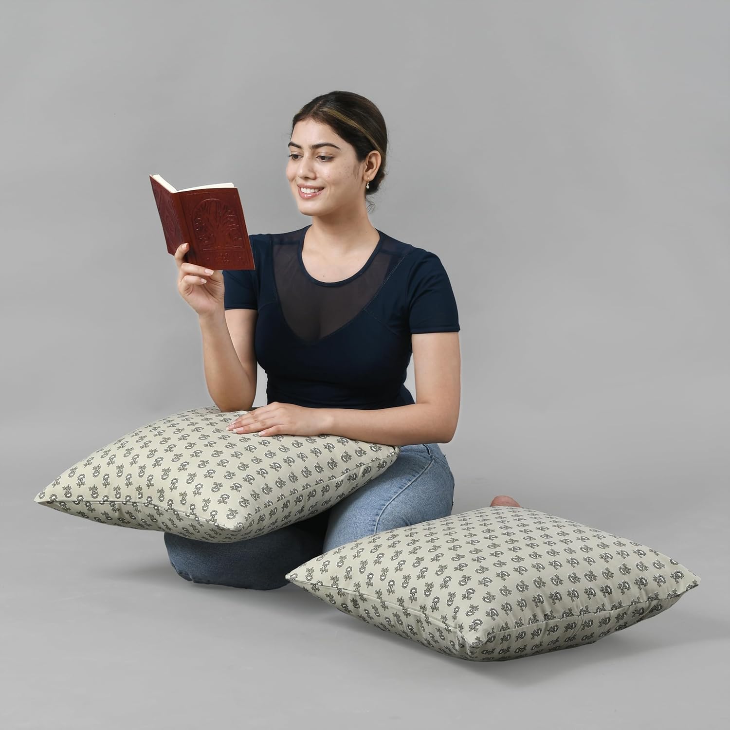 CPC Irish Coffee 20x20 in Throw Pillow Covers for Farmhouse, Neutral Decorative Pillow Covers for Living Room Couch, Accent Sofa, Kids Room Pillows 2 pcs Gift for Spring, Mother's Day