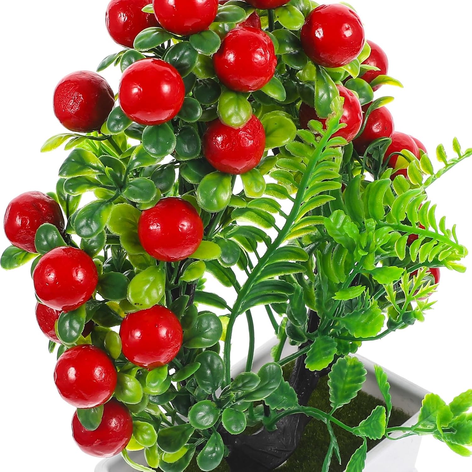 Simulated Fruit Tree Bonsai Lightweight Artificial Fruit Decoration with High Simulation Plastic and Foam Materials for Home and Indoor Decoration