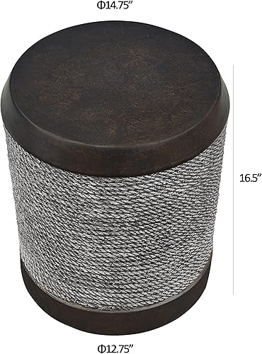 Miniatura 3 de Ball & Cast Mesa auxiliar de tocón de madera, gris oscuro