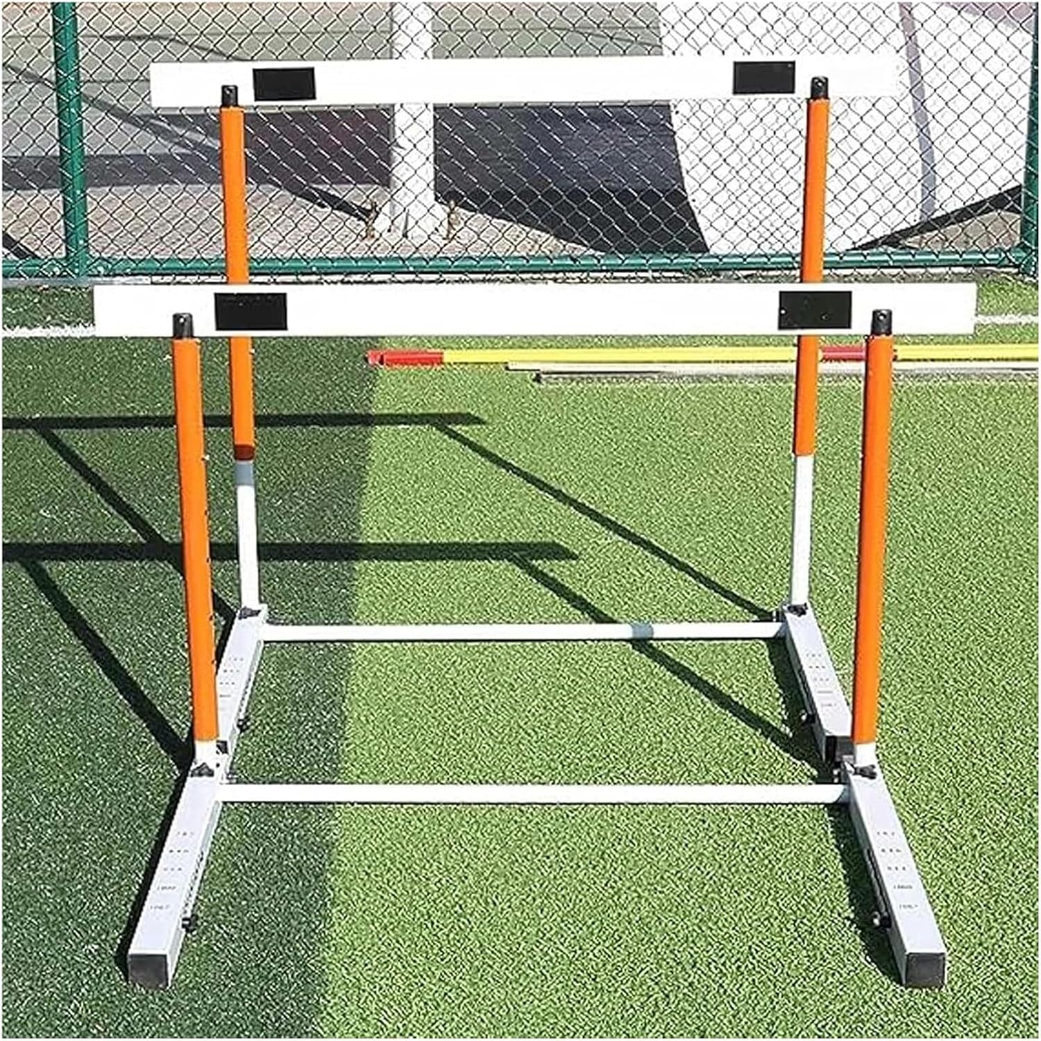 Adjustable Height Hurdles, Adjustable Hurdles, Agility Soccer Training Hurdles Poles Set, 5 Height Adjustable Obstacles for Outdoor Workout