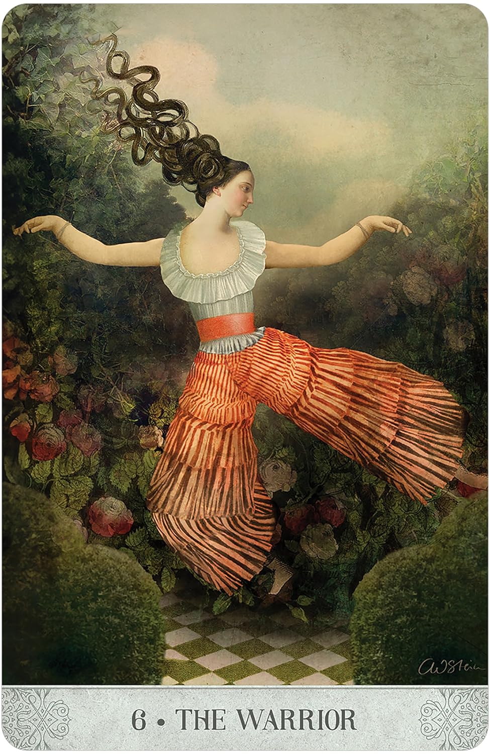 Botanical Dreams Oracle: 56 Borderless Cards, Lush Collage Art by Popular Artist Catrin-Welz Stein, 68-Page Illustrated Guidebook, Inspirational Messages, Cycles of Nature - Image 3
