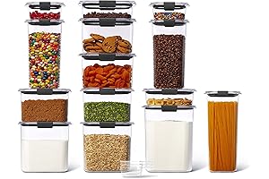 Rubbermaid Brilliance Airtight Food Storage Containers with Lids: Say Goodbye to Kitchen Chaos