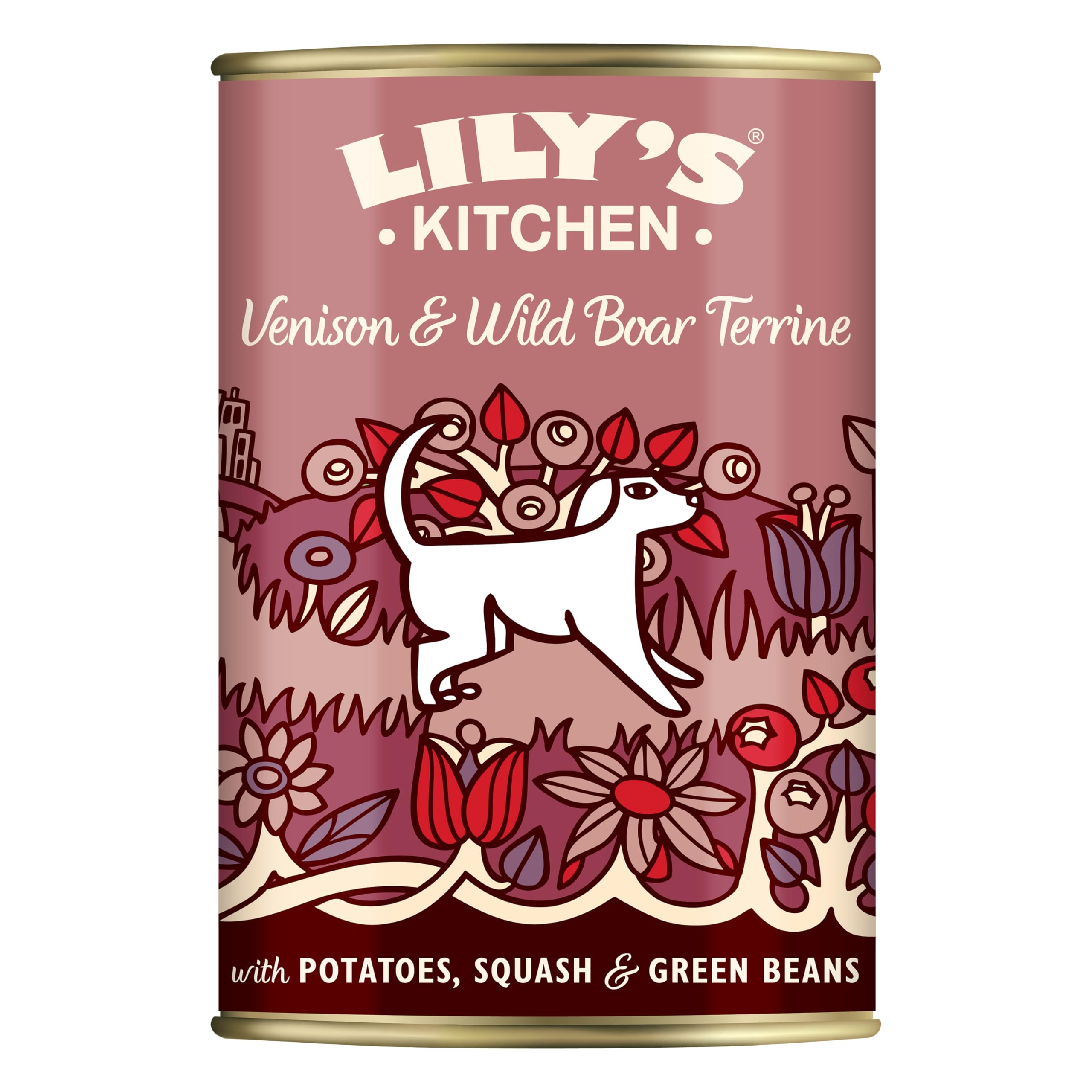 Lily s Kitchen Made with Natural Ingredients Adult Wet Dog Food Tin Venison &
