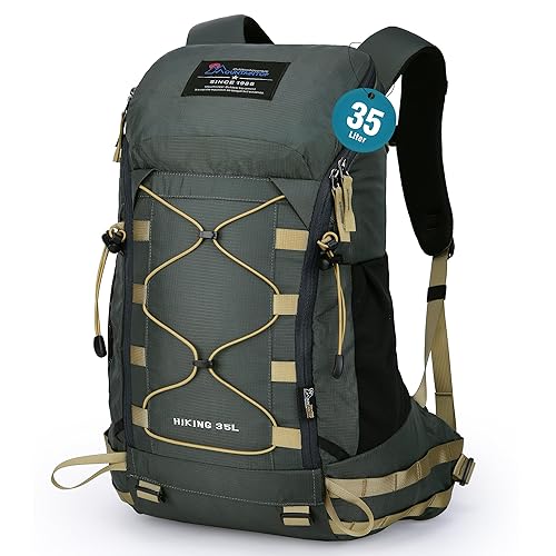 MOUNTAINTOP Hiking Backpack 35L Travel Backpack Lightweight Daypack for Men&Women Outdoor Camping