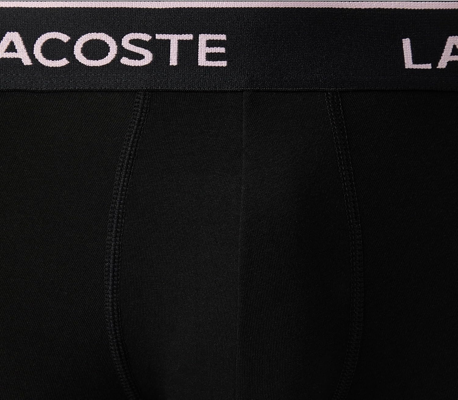 Lacoste Men's Cotton Stretch Essentials Boxer Briefs, 3-Pack (Amazon Exclusives), Black/Albizia/Elephant Grey, Medium